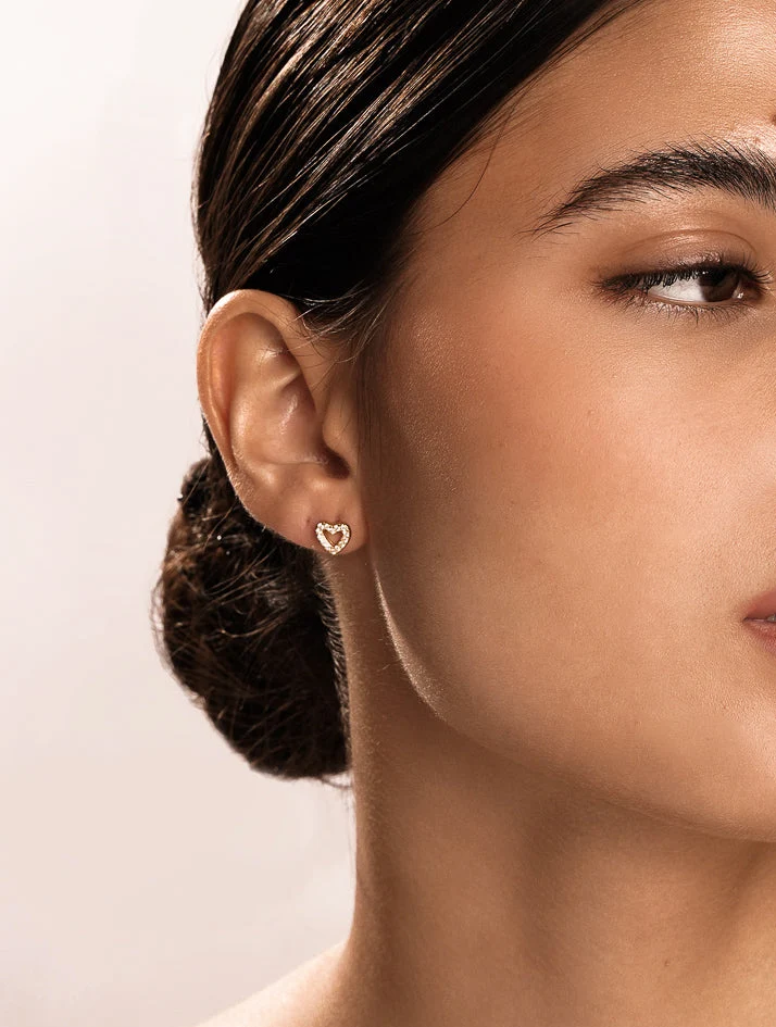 Alma Stud Earring in Silver - Image 5