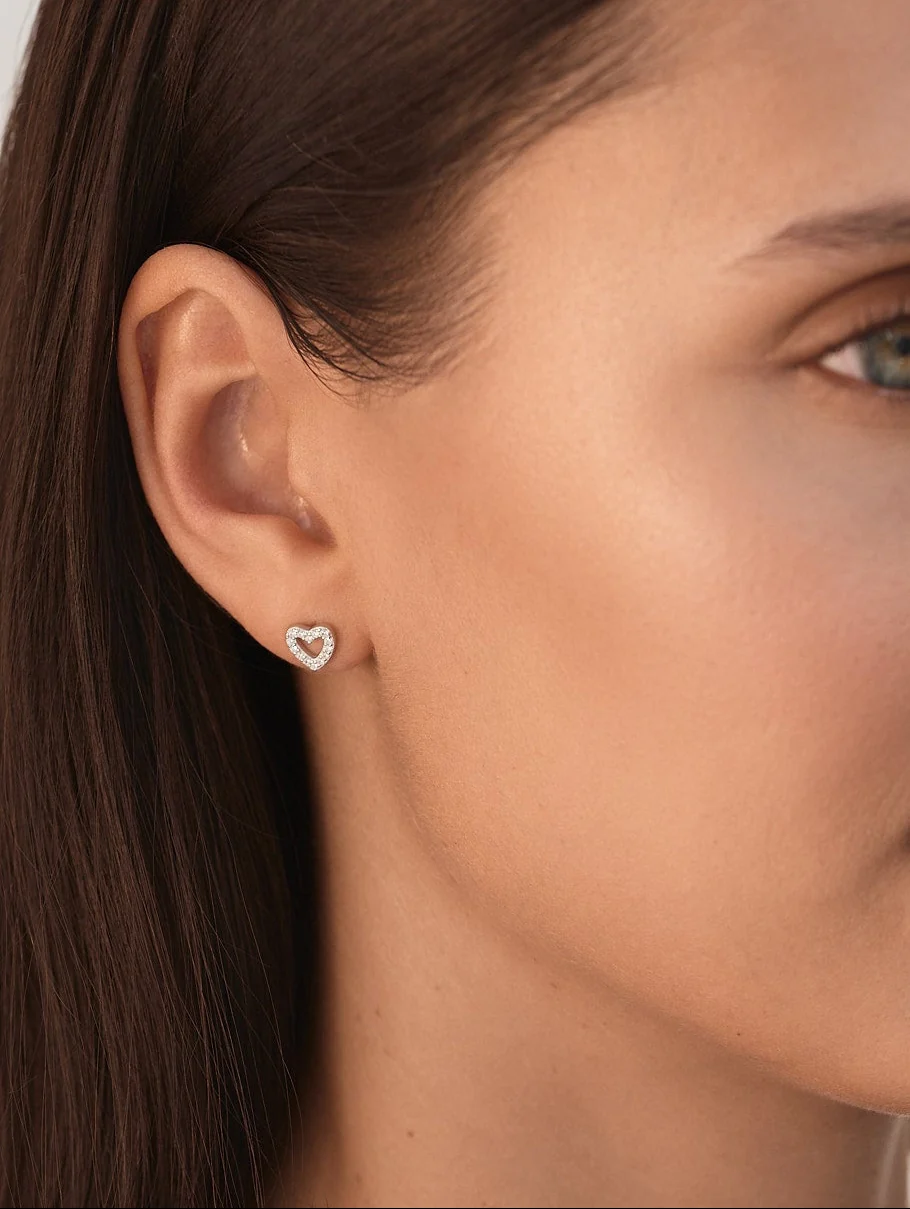 Alma Stud Earring in Silver - Image 8
