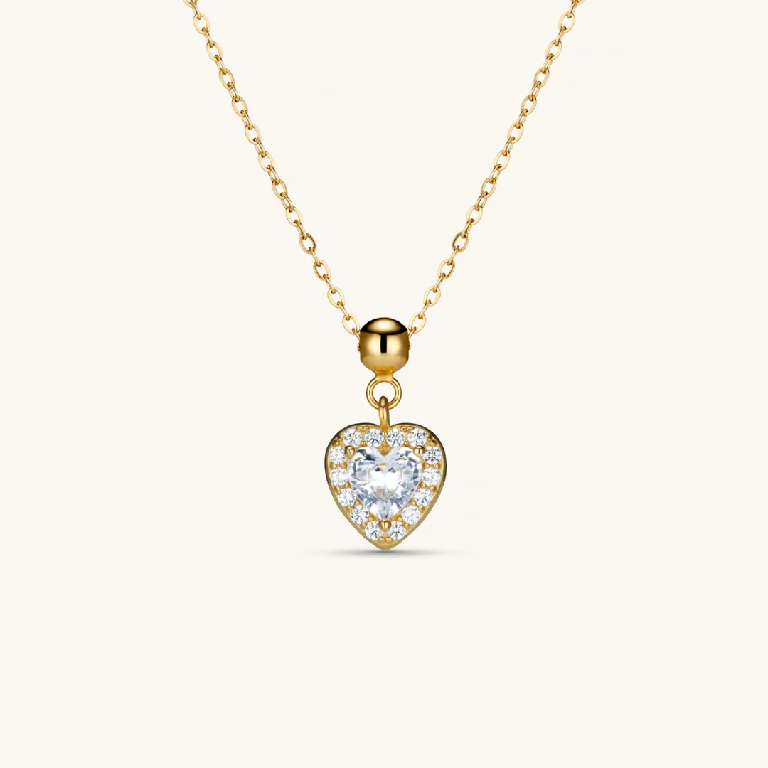Amore Charm Necklace Gold