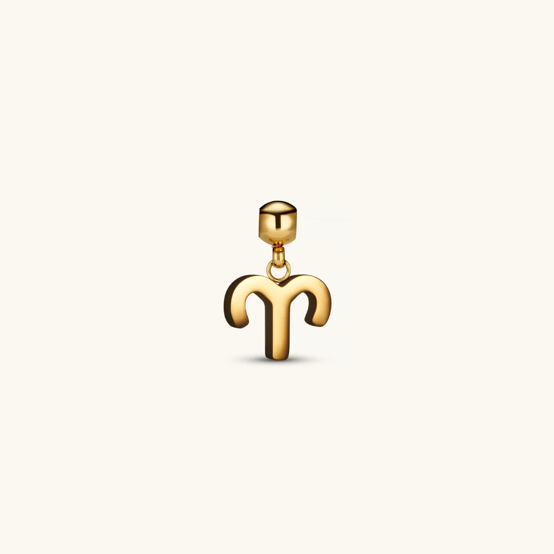 Aries Classic Charm Gold