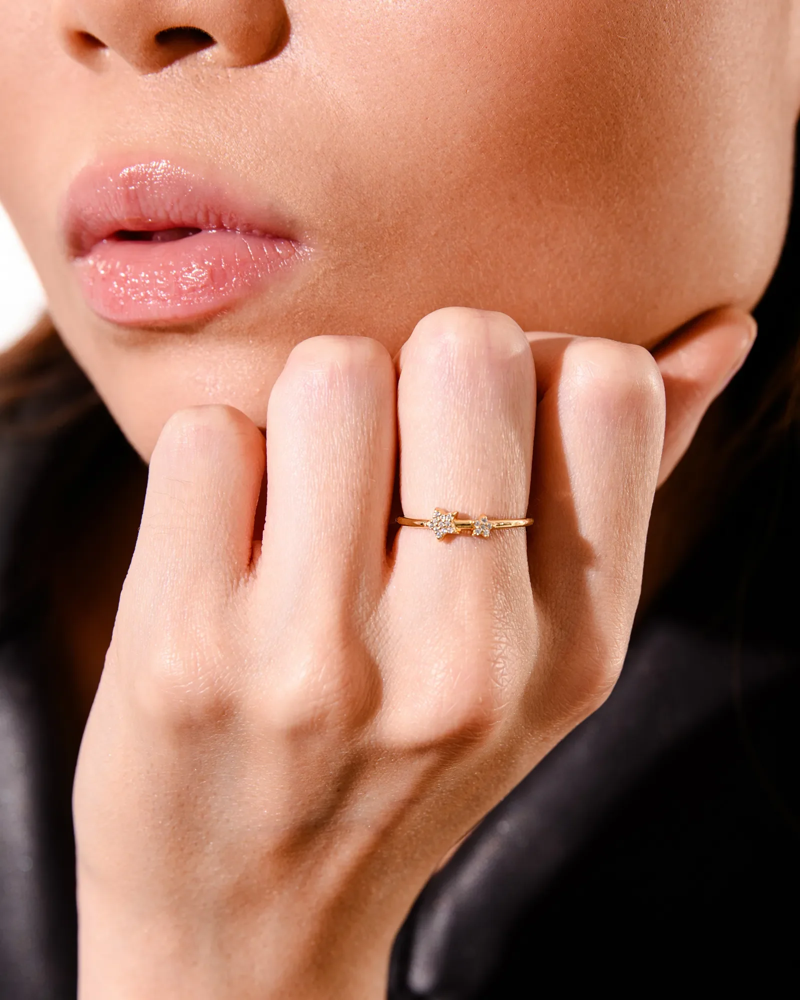 Astrid Star Ring in Silver - Image 4