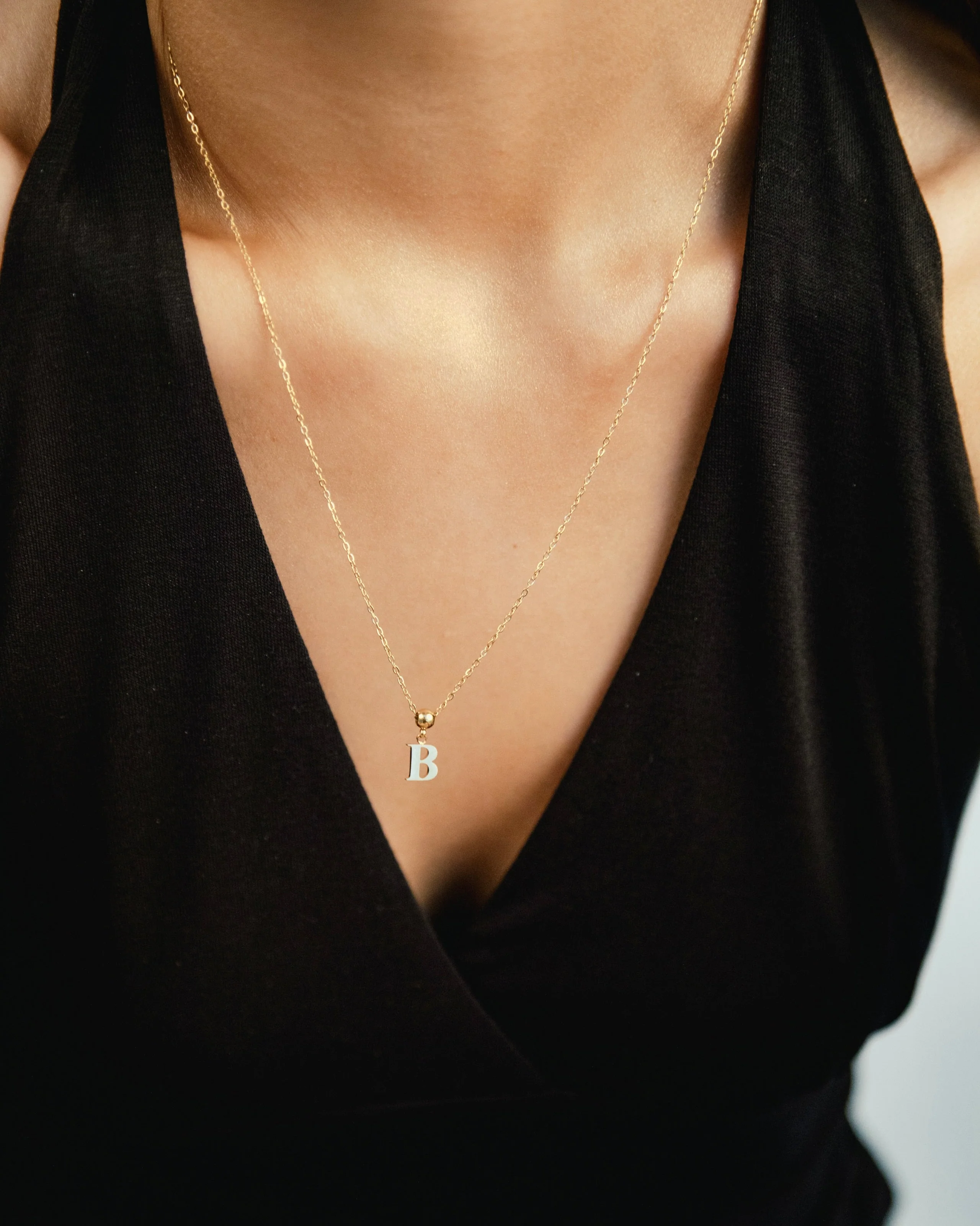 B Classic Initial Charm Gold - Image 3