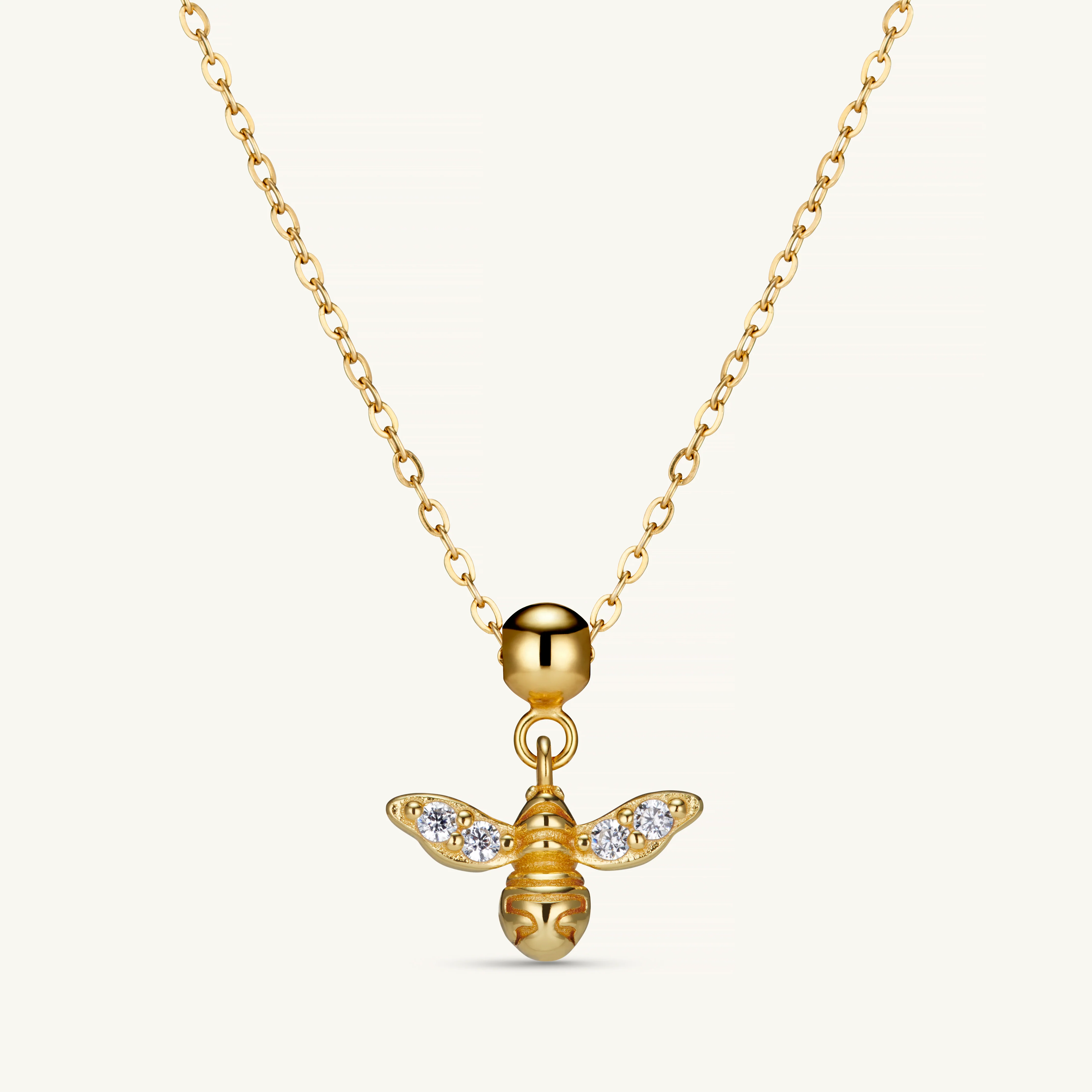 Bee Charm Gold - Image 3