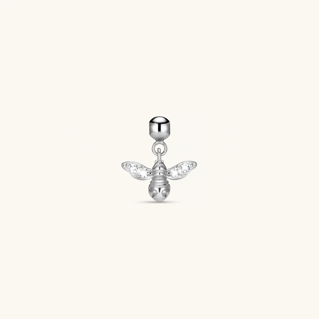 Bee Charm Silver