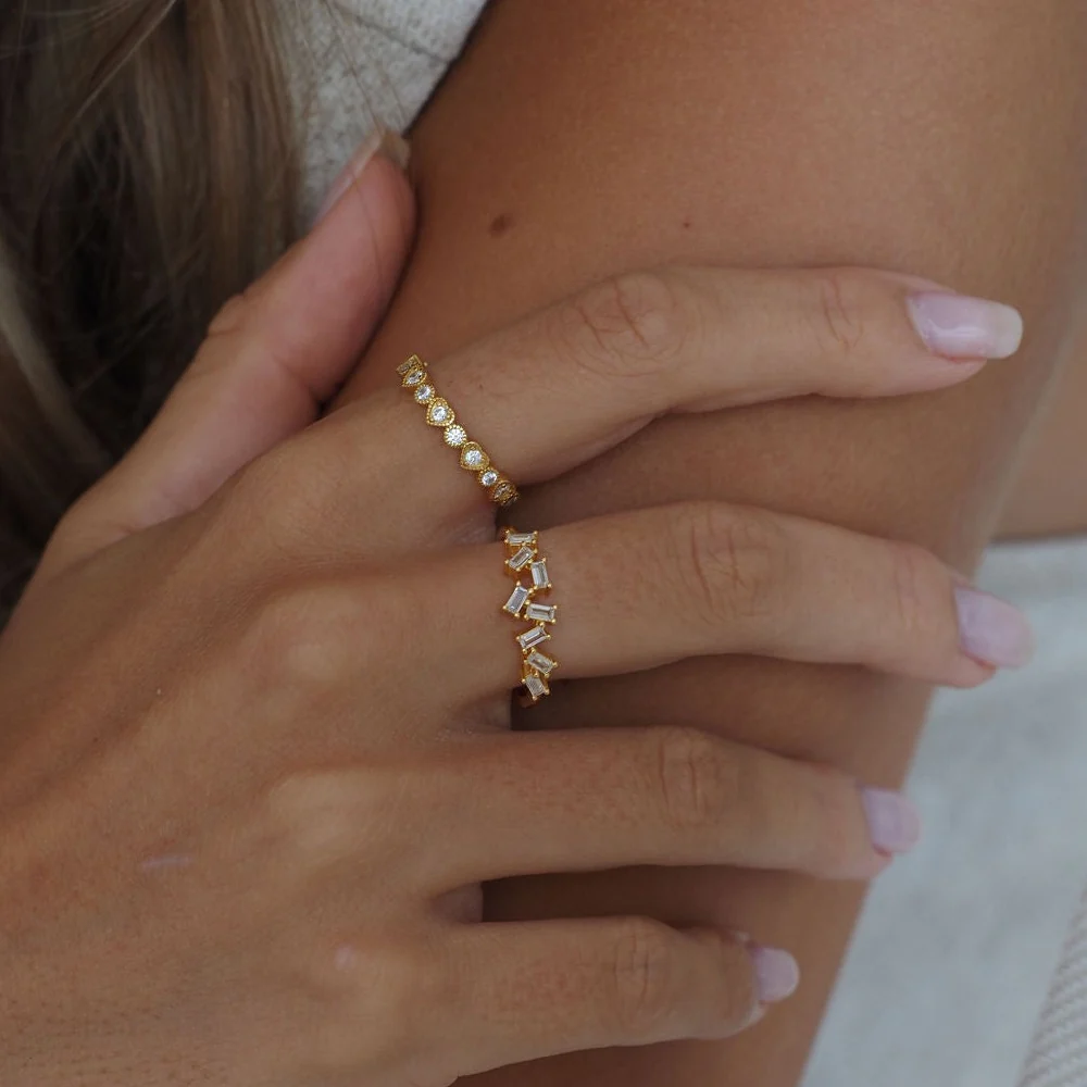 Crystal Ring in Silver - Image 3