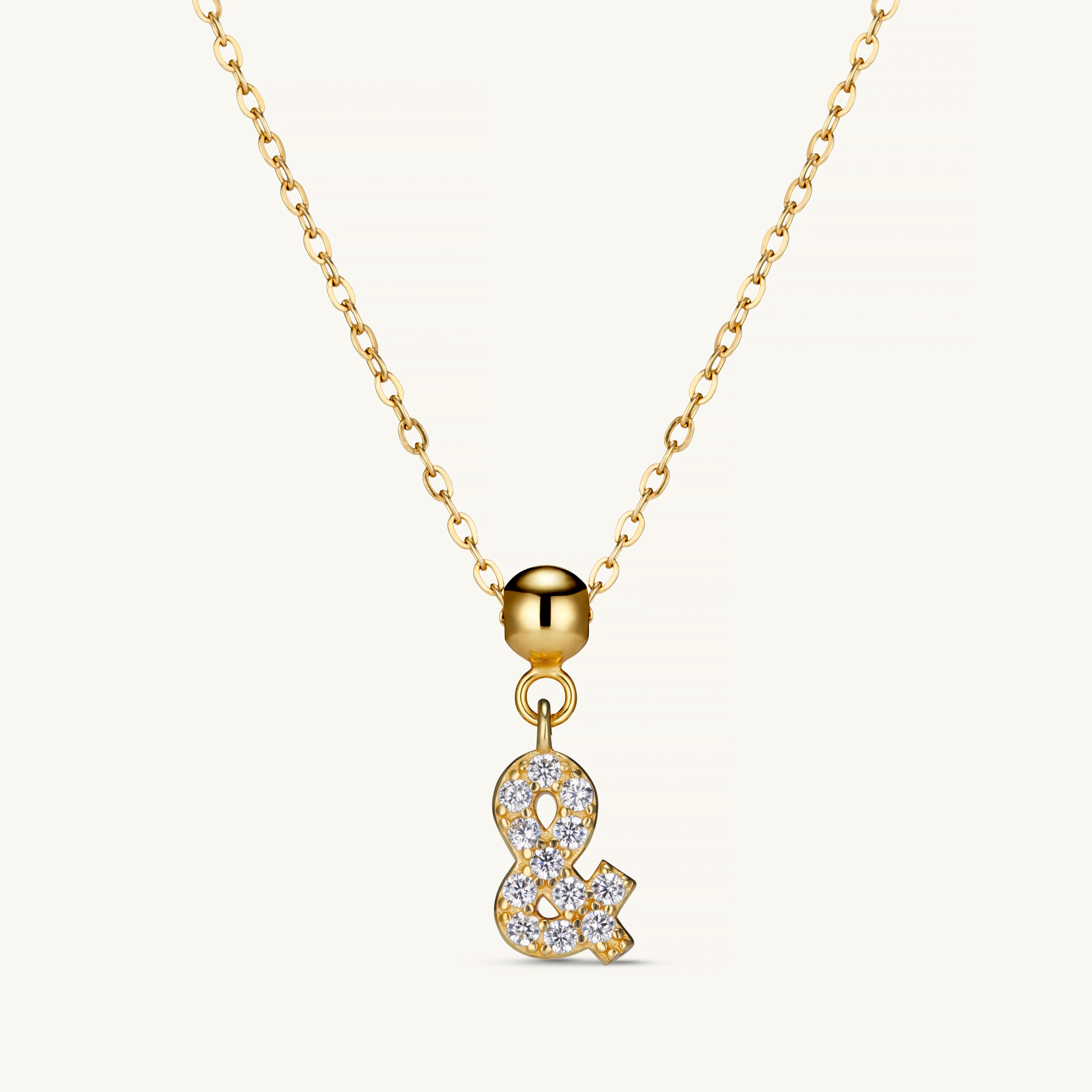 & Diamond Charm Gold - Image 3