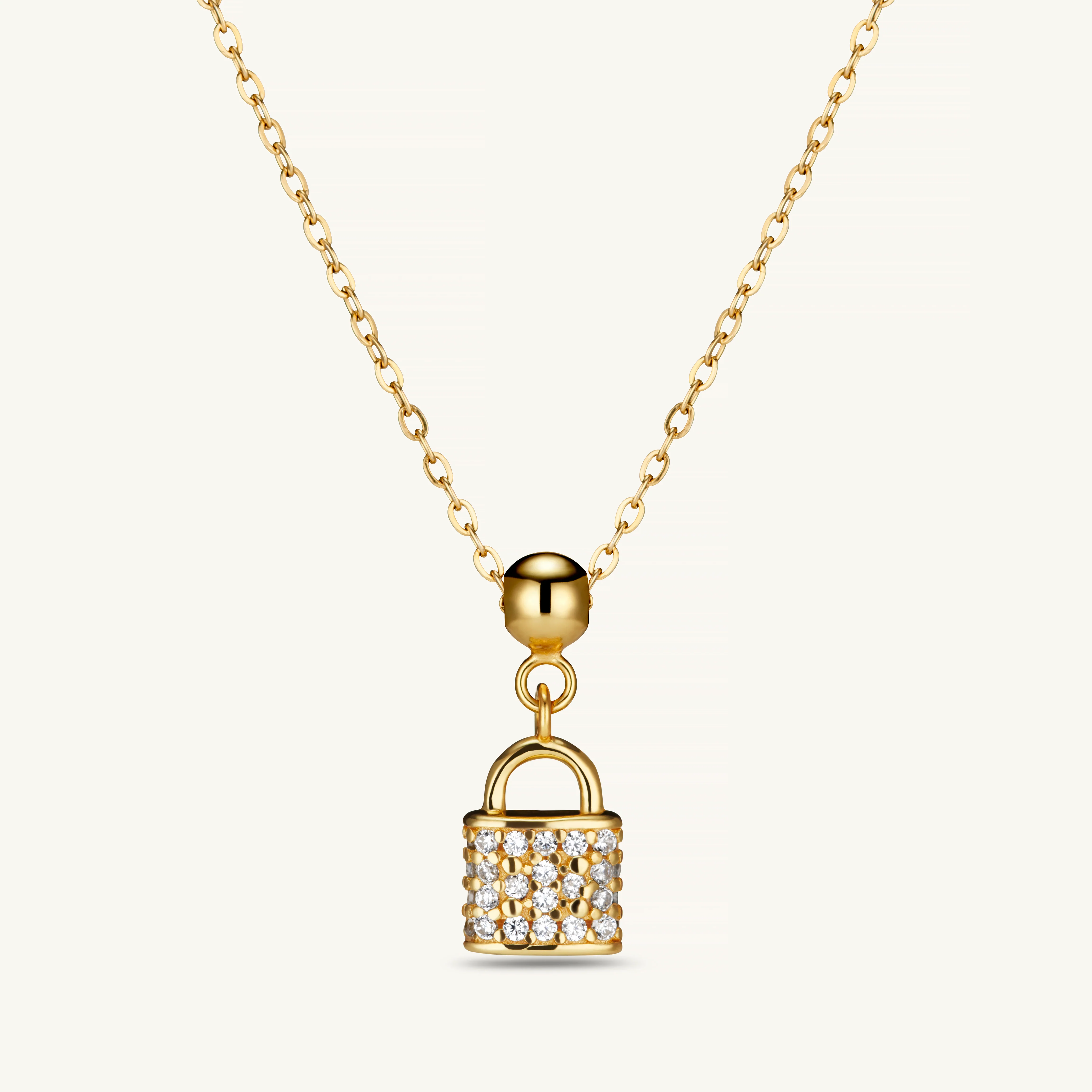 Lock Charm Gold - Image 3