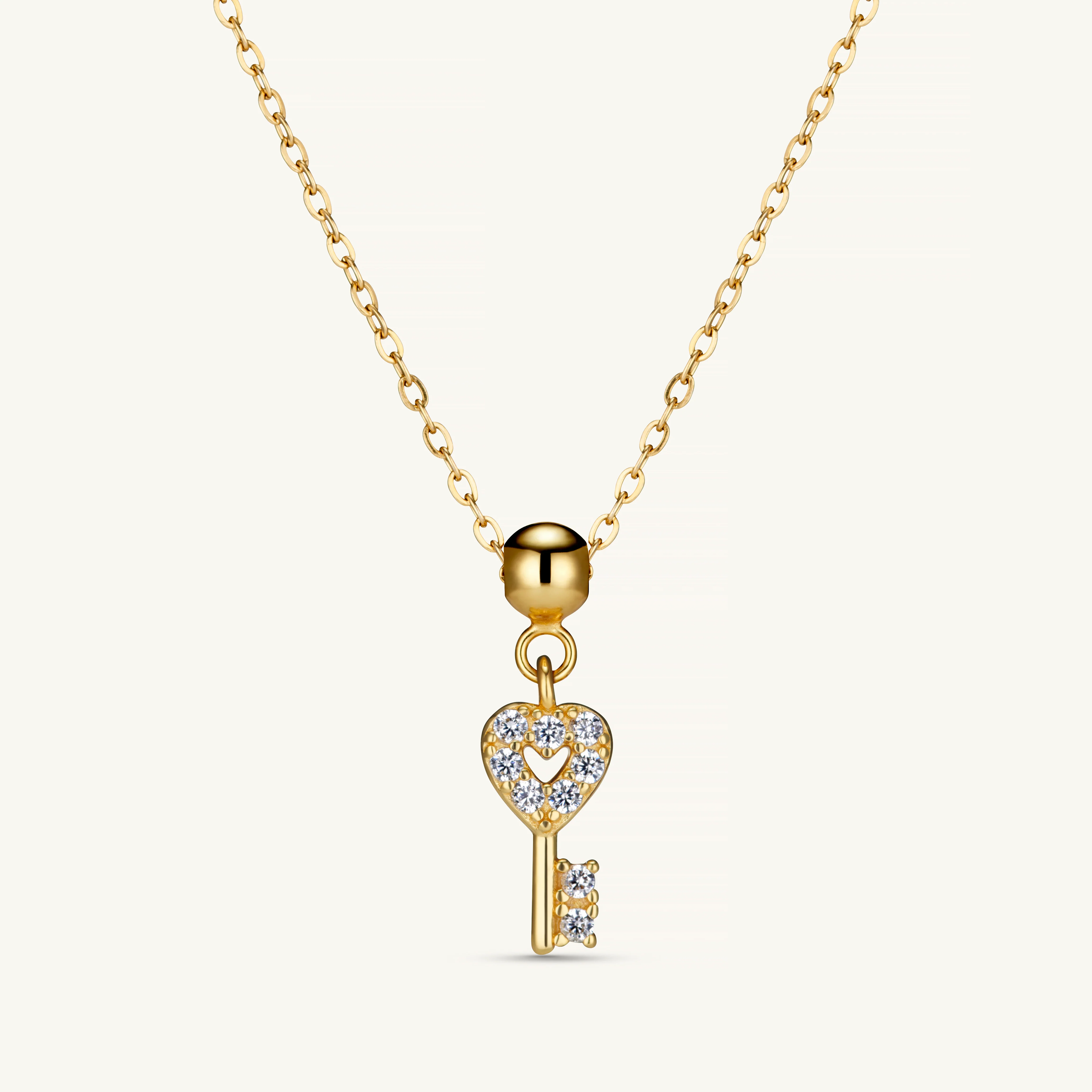 Eternal Key Charm Gold - Image 3