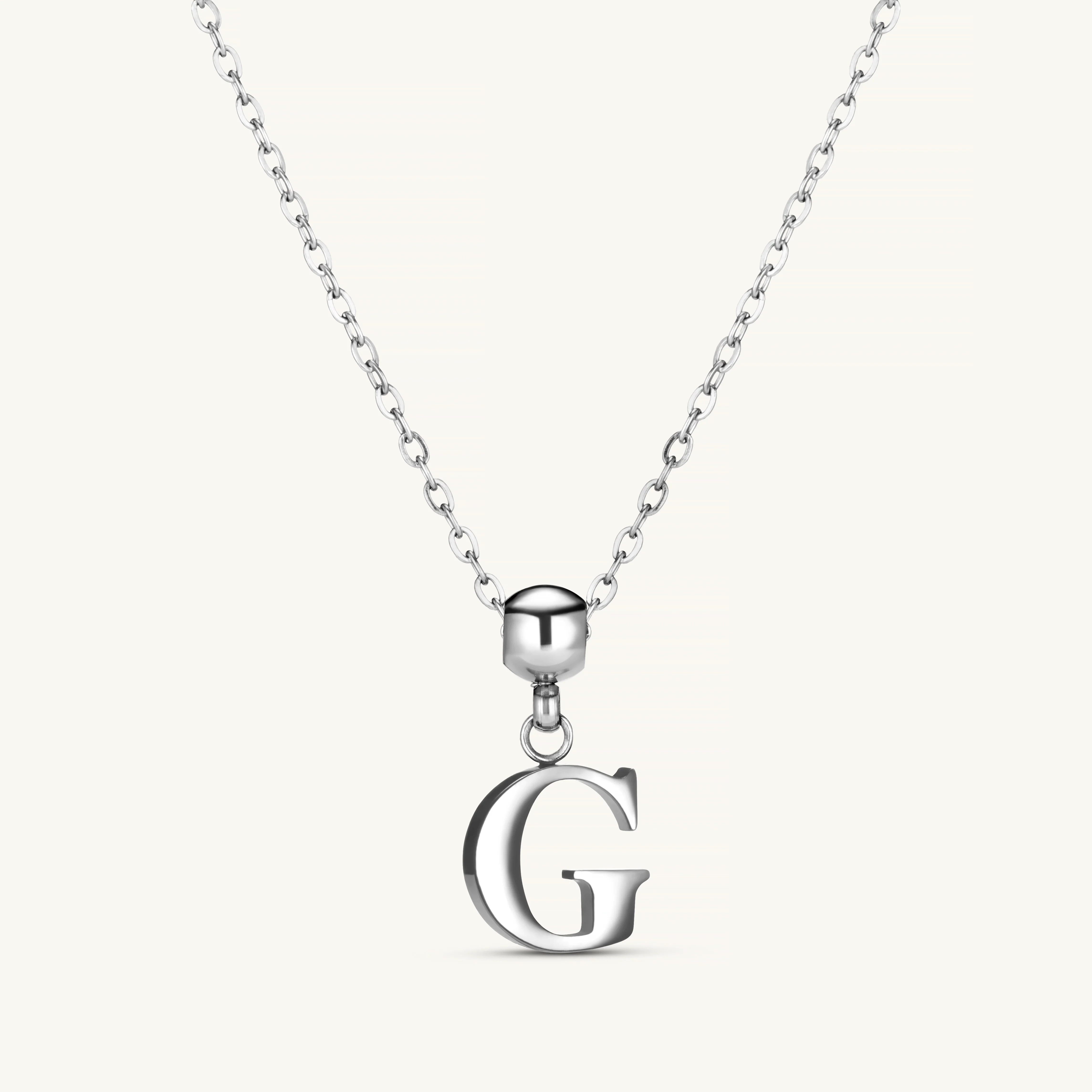 G Classic Initial Charm Silver - Image 3