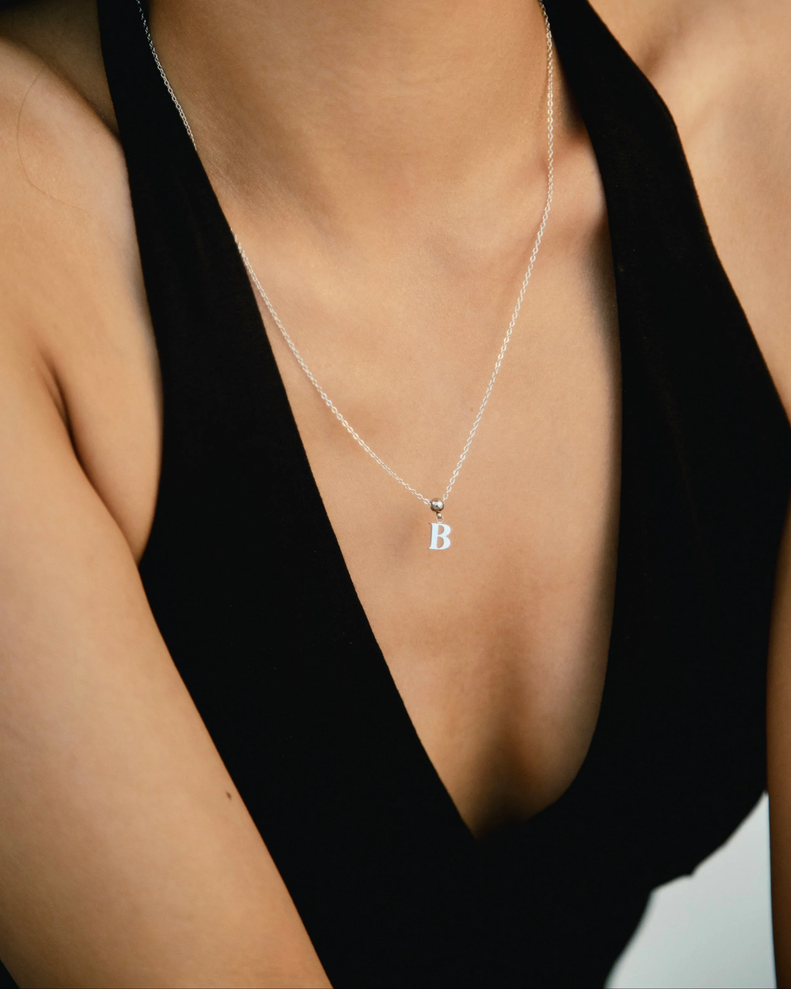 H Classic Initial Charm Silver - Image 4