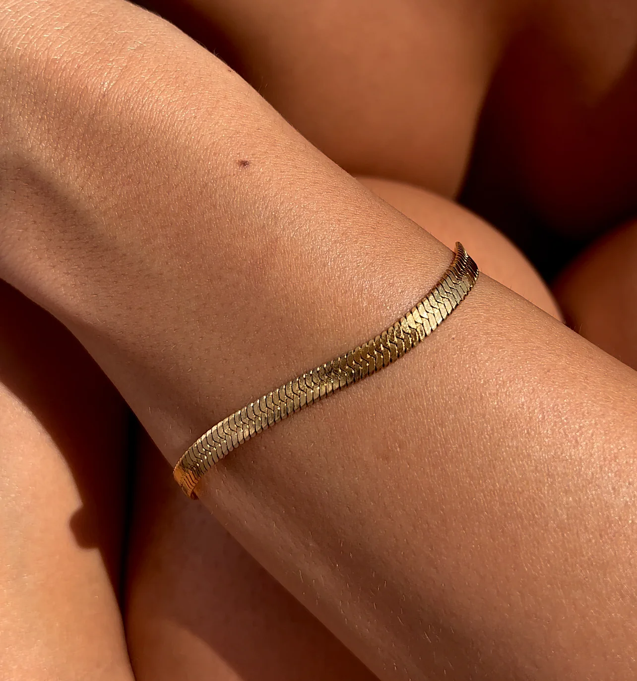Herringbone Bracelet Silver - Image 6