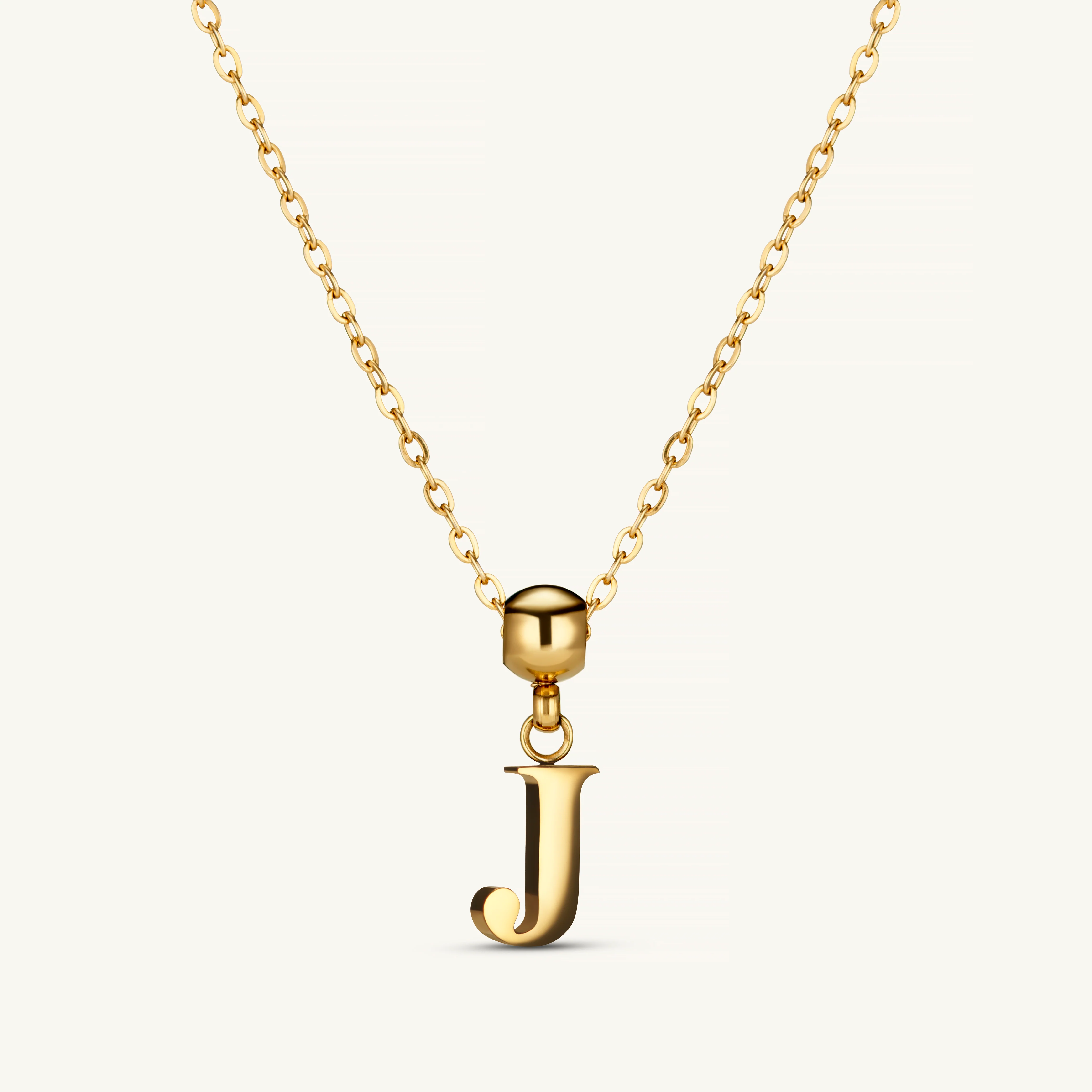 J Classic Initial Charm Gold - Image 3