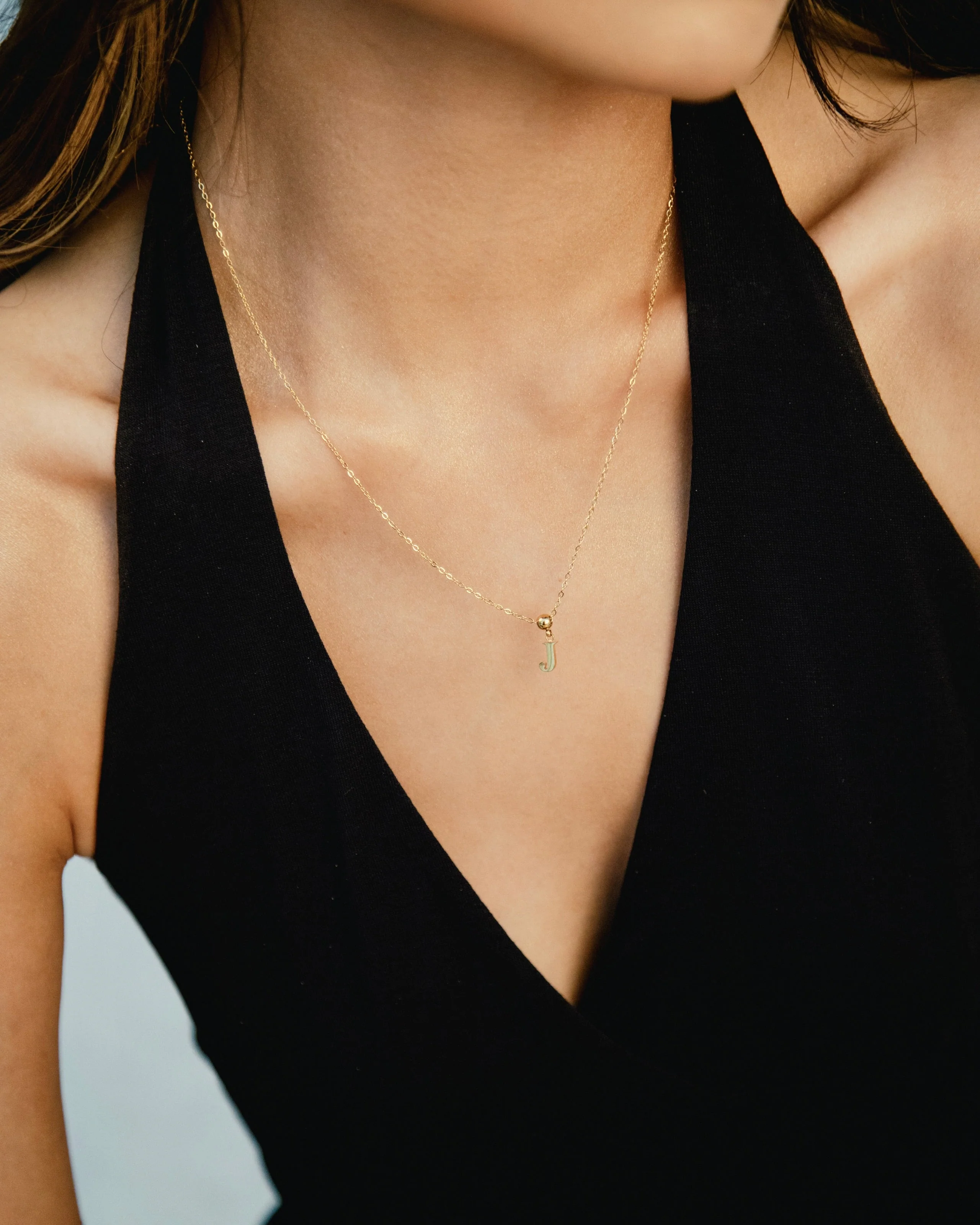 J Classic Initial Charm Gold - Image 4