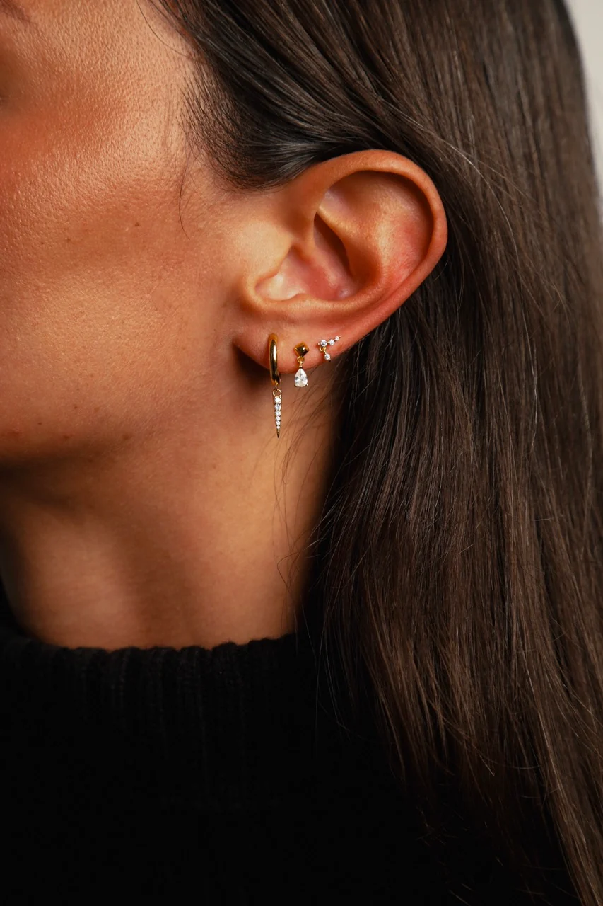 Illume Stud Earrings Silver - Image 4