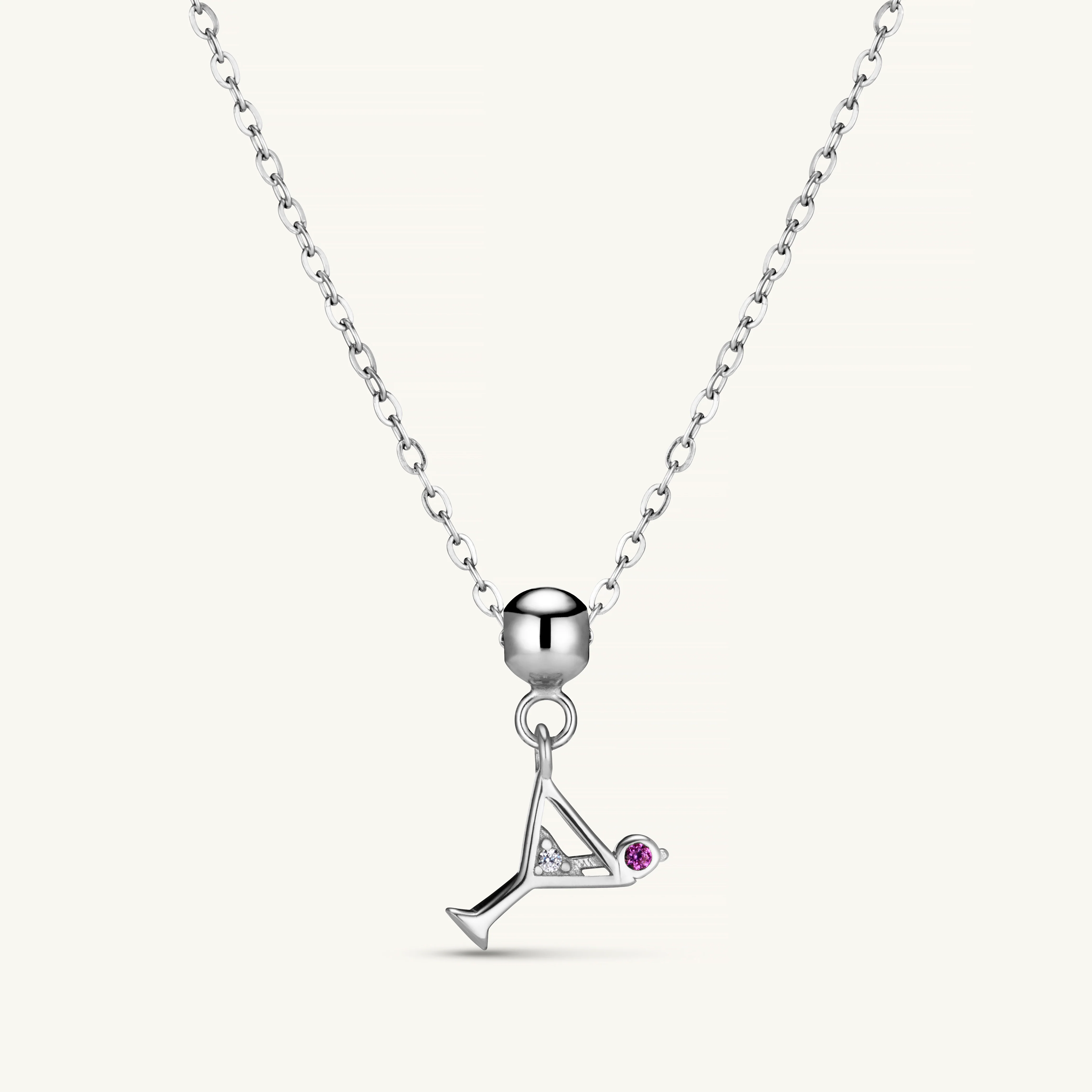Martini Charm Silver - Image 3