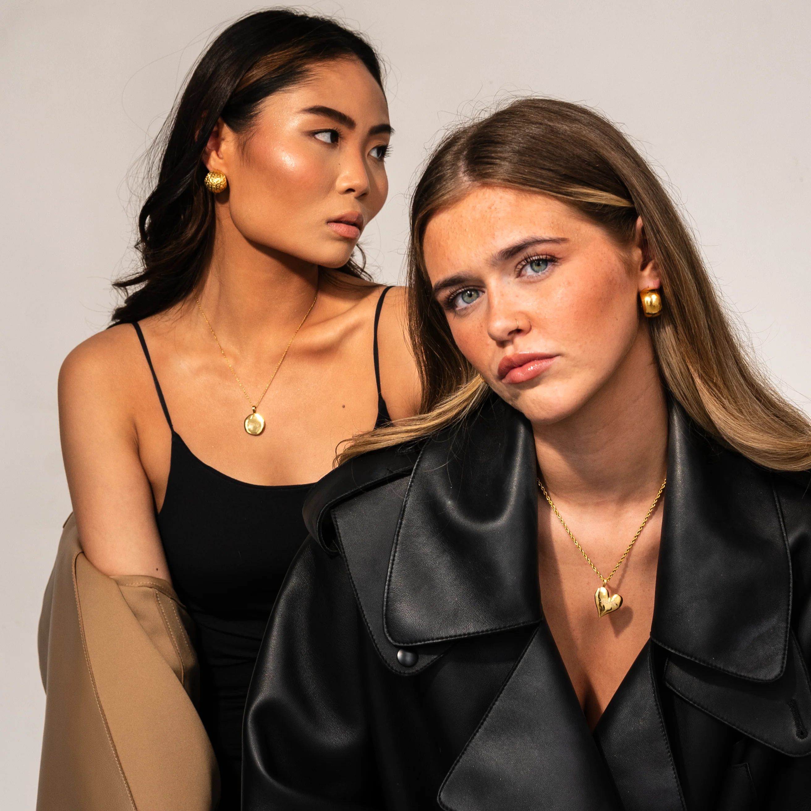 Maya Necklace & Épique Earrings Matching Set - Image 3