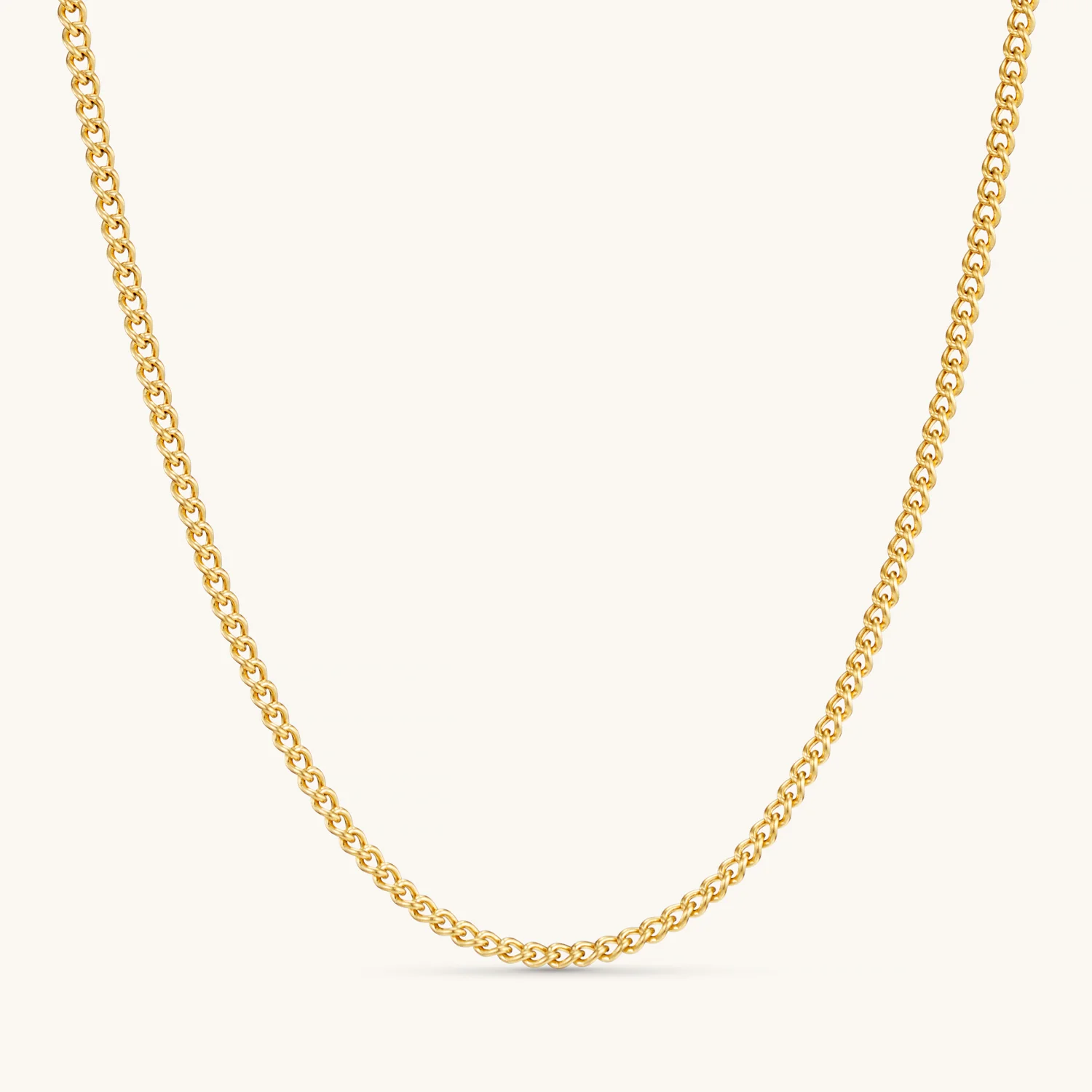 Curb Chain in Gold
