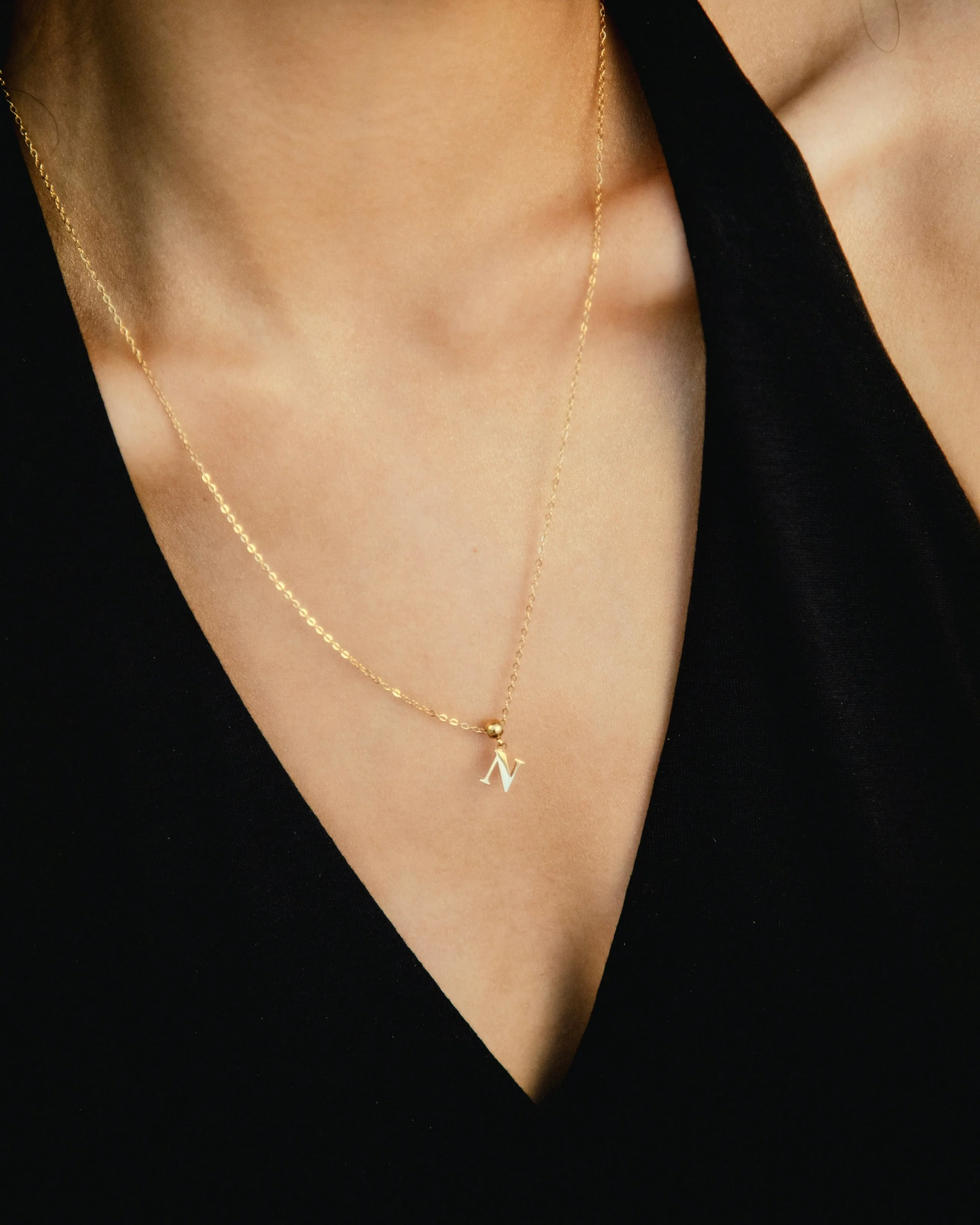 N Classic Initial Charm Gold - Image 2