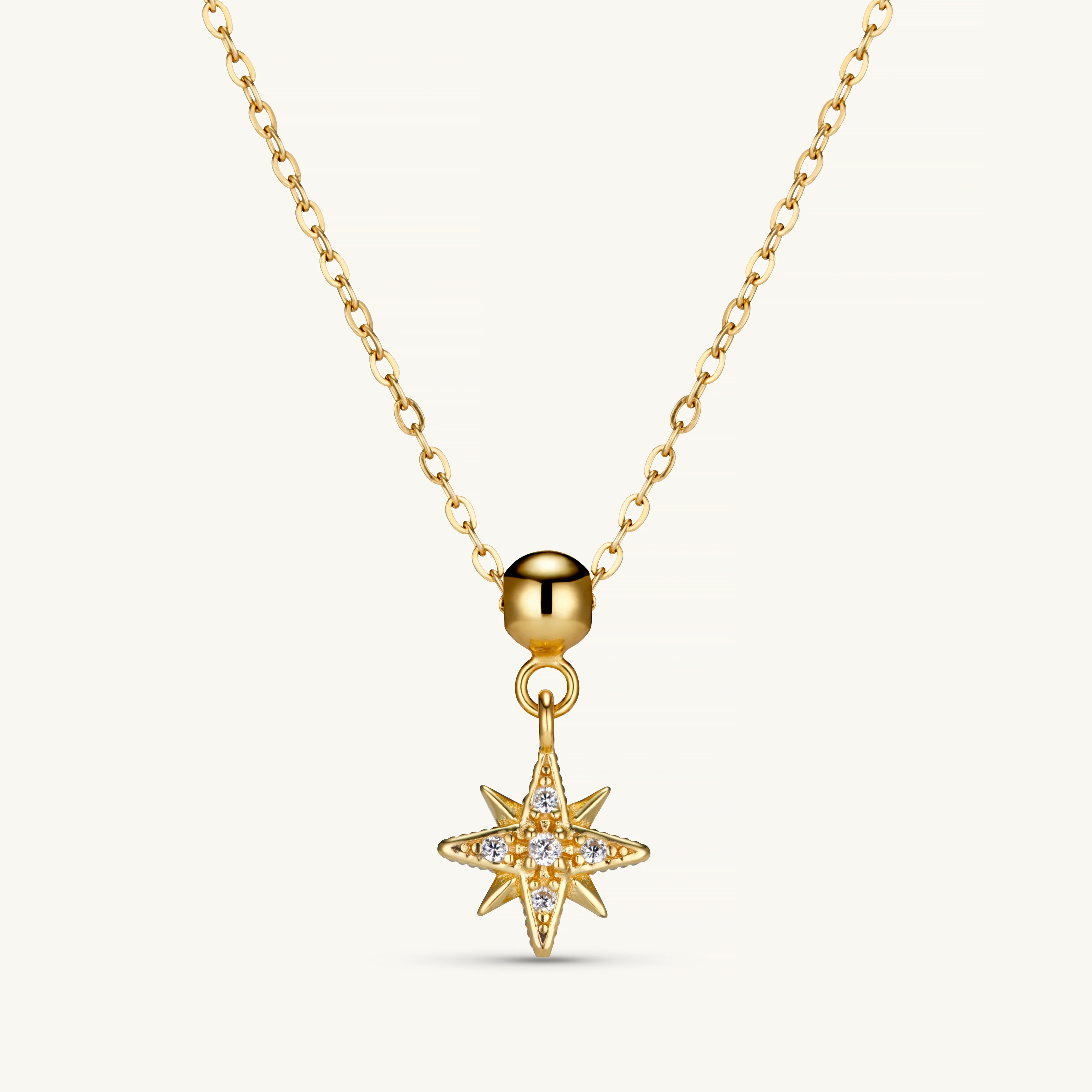 North Star Charm Gold - Image 3