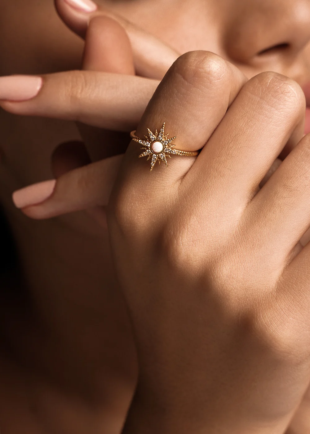 North Star Ring in Gold - Image 4