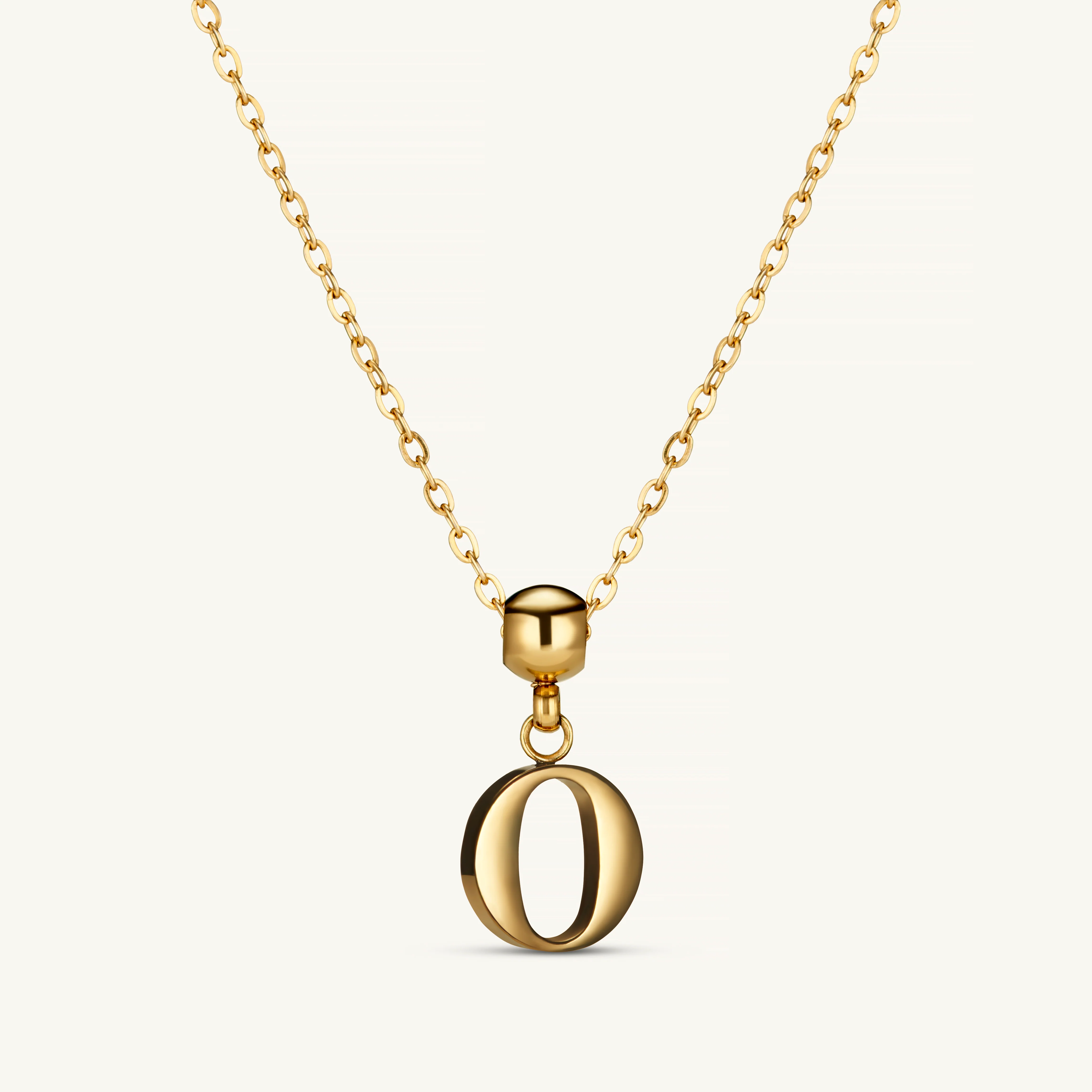 O Classic Initial Charm Gold - Image 3