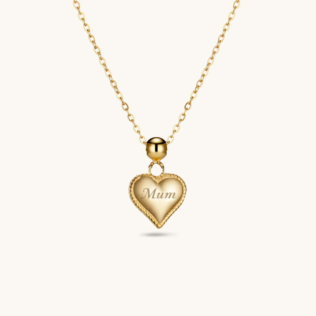Passion Heart Charm Gold - Image 6