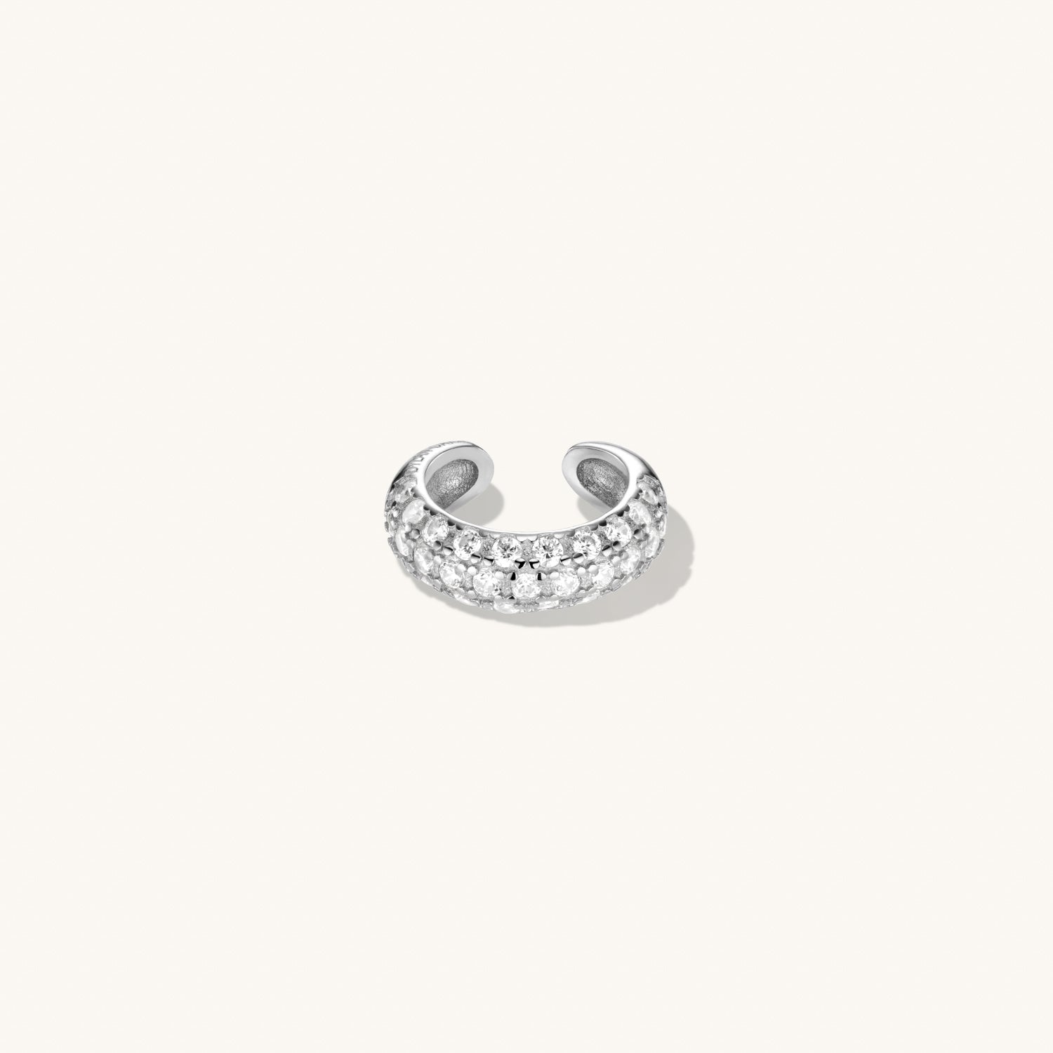 Pave Cuff in Silver