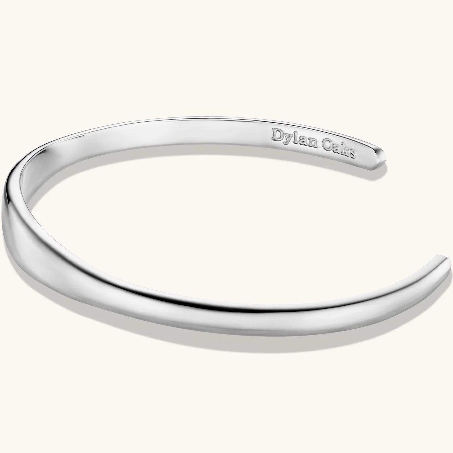 Essential Cuff Bracelet Silver - Image 4