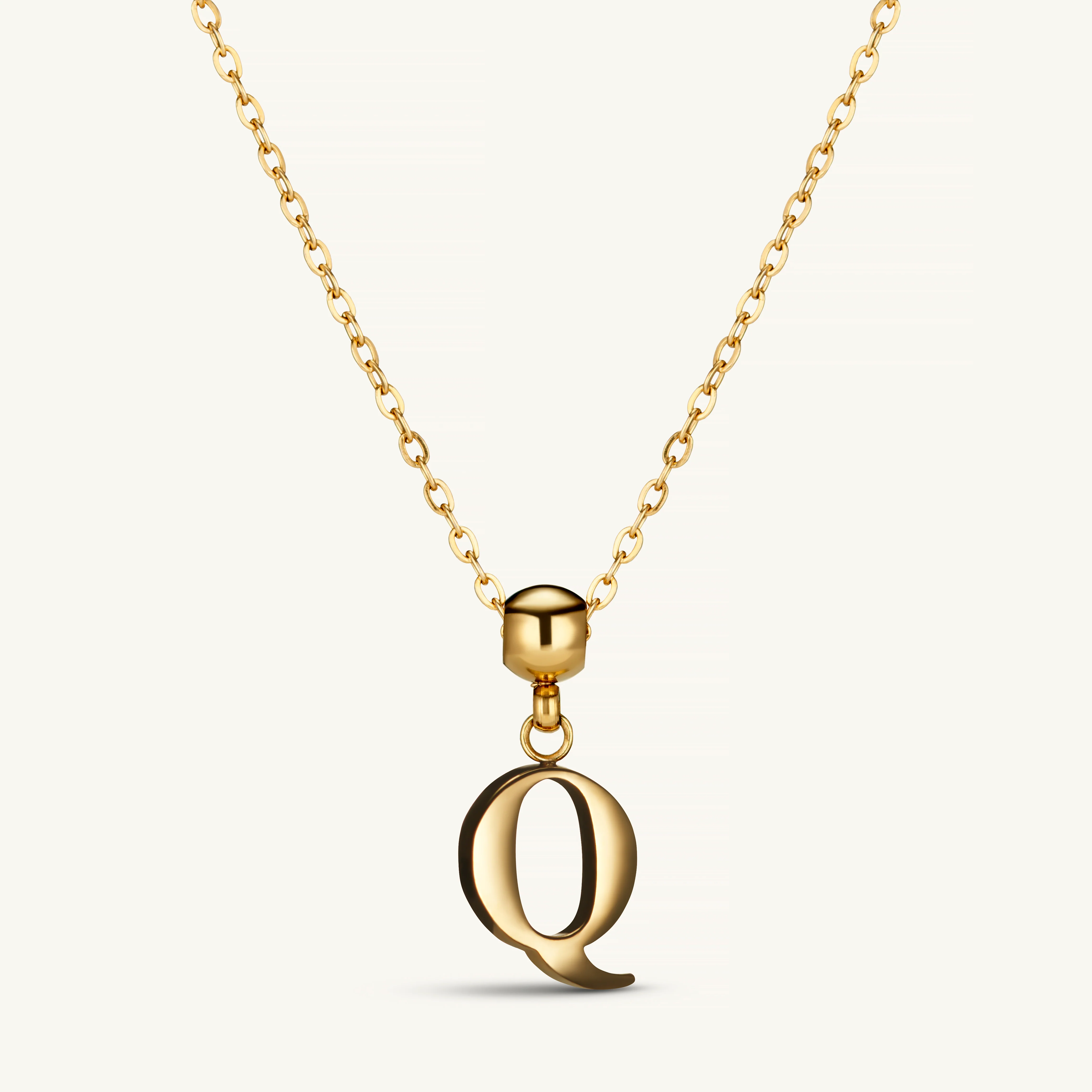 Q Classic Initial Charm Gold - Image 2