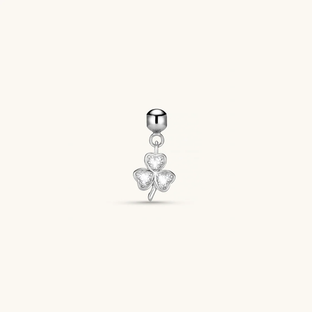 Shamrock Charm Silver