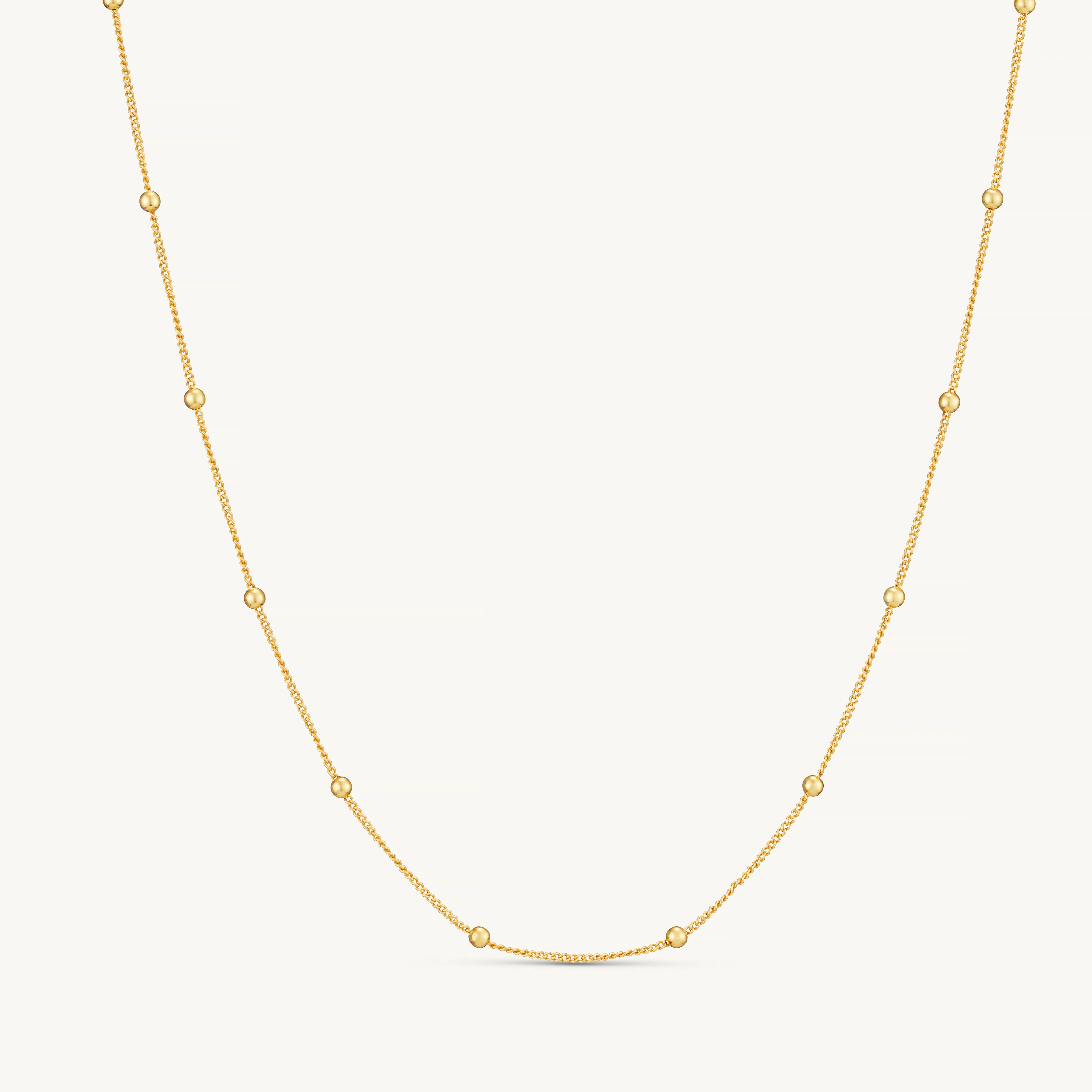 Sphere Necklace in Gold