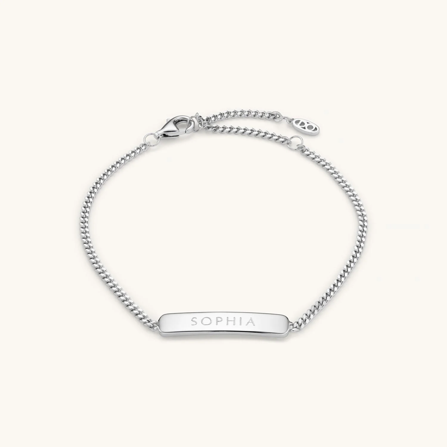 The Engraved Bracelet in Silver