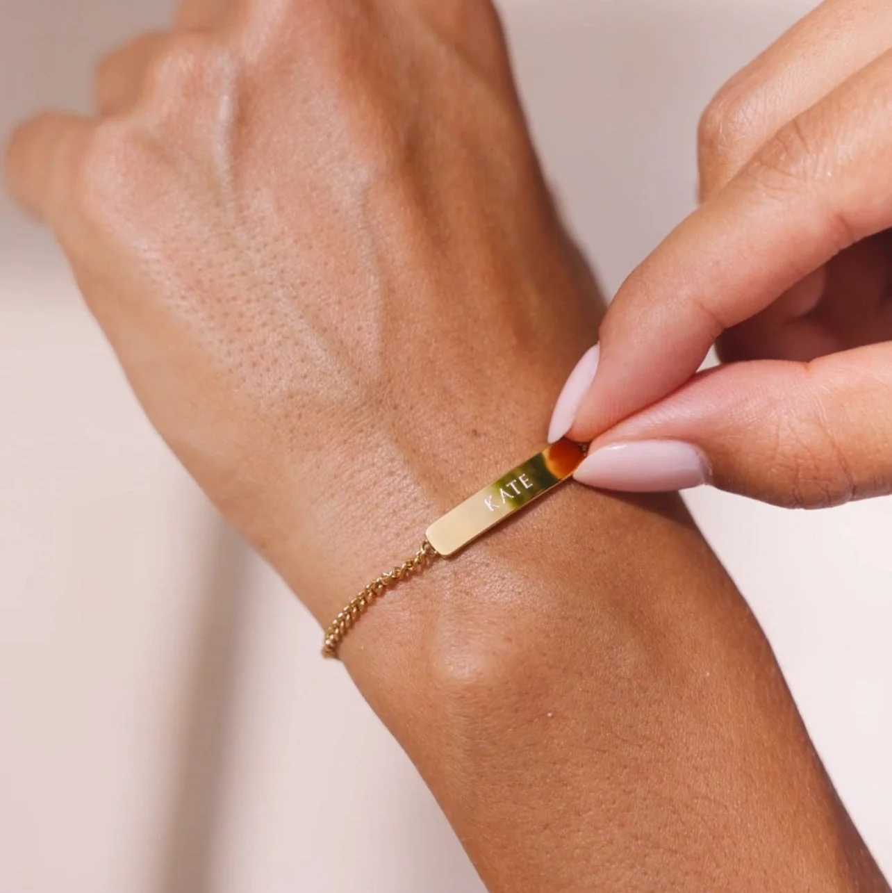 The Engraved Bracelet in Silver - Image 2