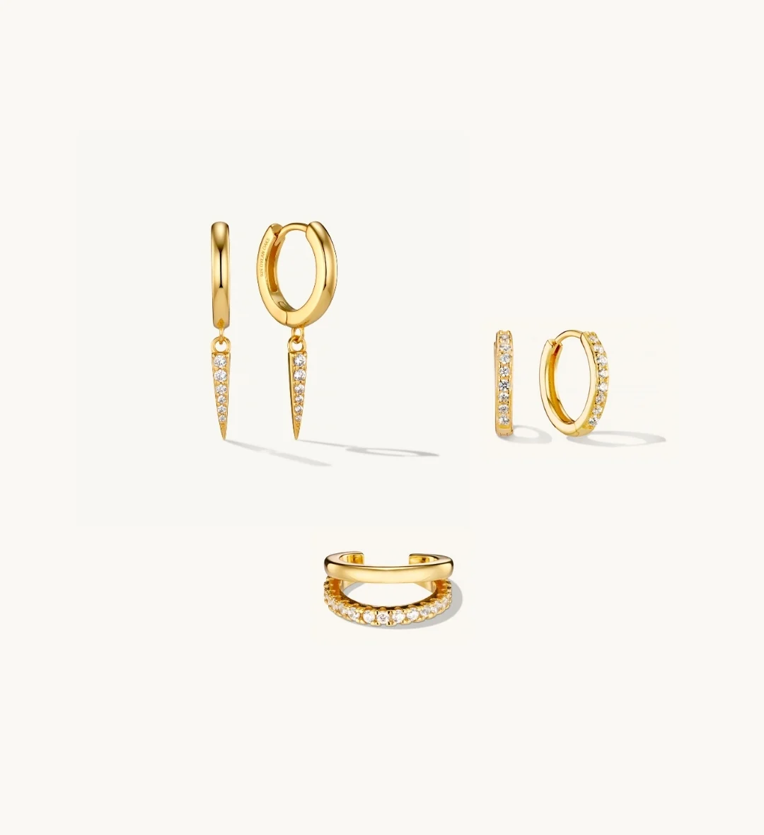 The Essentials Stacking Set Gold - Image 2