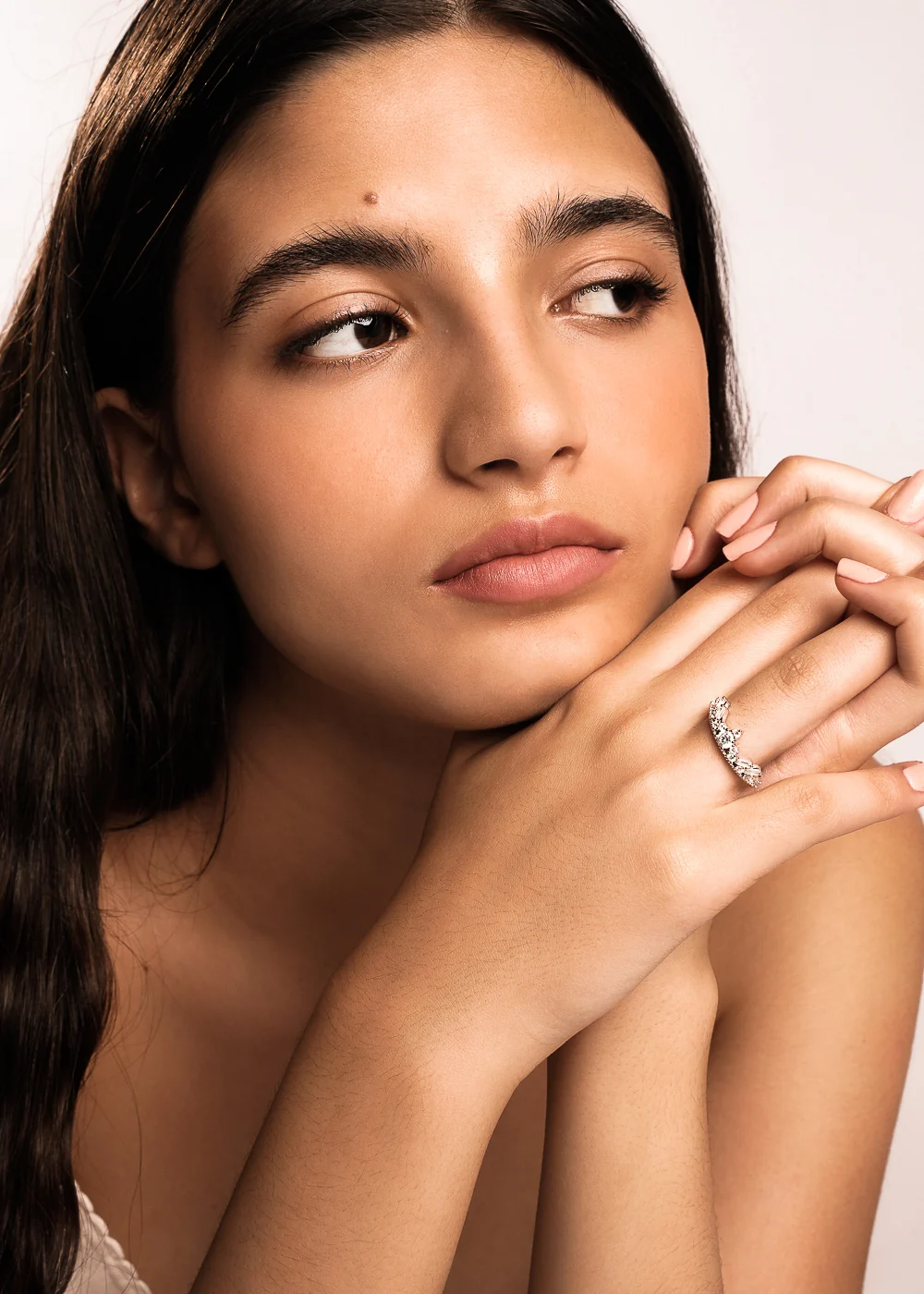 Treasure Crown Ring in Silver - Image 5