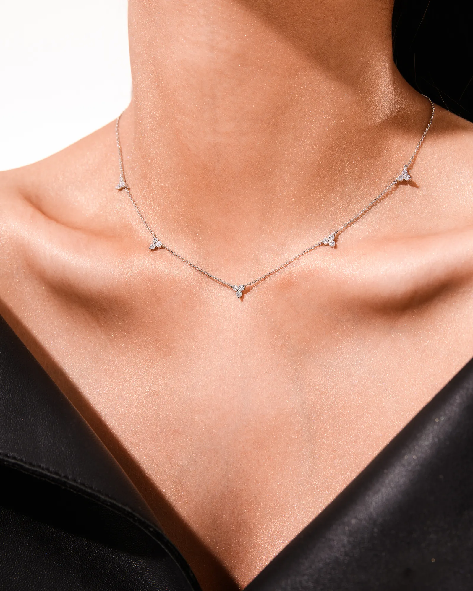 Trinity Infinity Necklace Silver - Image 2